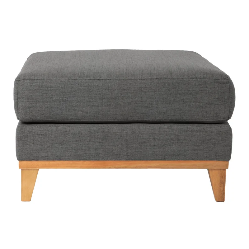 Puff Easy Clean Tela Gris Luxor Premium Gris Osc en Gris - Sillones y sofás, Uruguay | Divino, vista 3