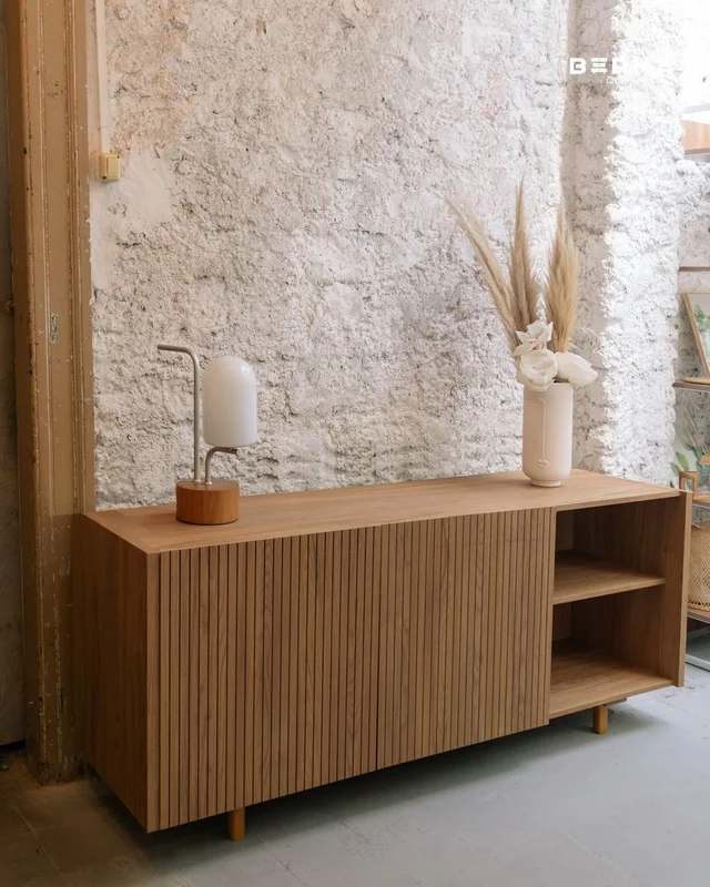 Aparador Buffet Capri 160 cm – Olmo en Madera natural - Aparadores y recibidores, Uruguay | Berna Home, vista 5