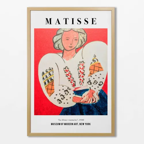 Matisse la blouse roumaine en Multicolor - Láminas, Uruguay | La Cuadrería
