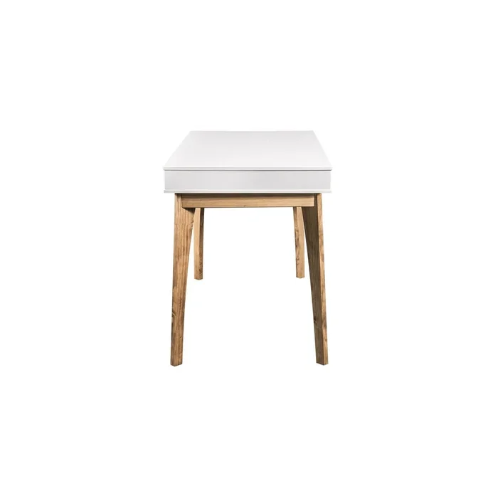 Escritorio Linea Metro - Blanco/Miel en Multicolor - Escritorios, Uruguay | La Cueva Muebles, vista 8