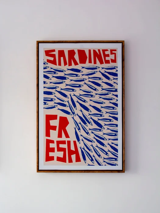 lámina sardinas ii en Multicolor - Decoración de pared, Uruguay | Proyecto Forma