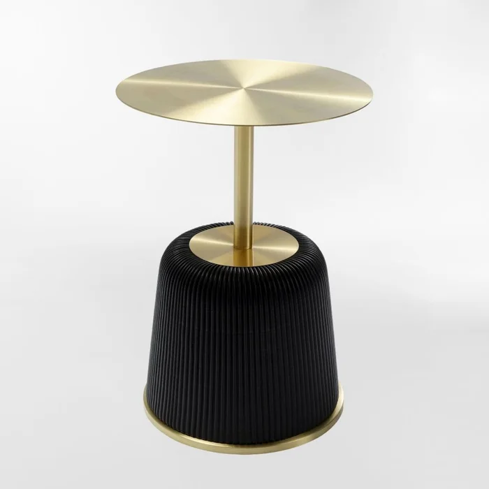 MESA AUXILIAR ENDLESS VEGAS Negro CIRCULAR en Negro - Mesas de comedor, Uruguay | Viasono, vista 2