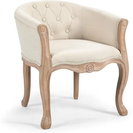 Butaca Luis XV Isabela en Beige - Butacas, banquetas y puffs, Uruguay | La Cueva Muebles, vista 10