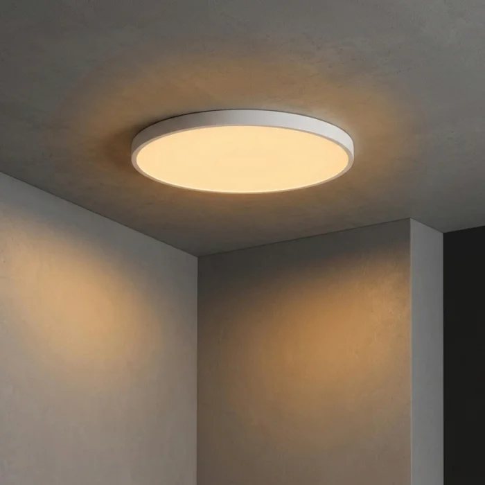 Plafón LED Grant Big CCT Blanco en Negro - Lámparas colgantes, Uruguay | Serlux, vista 3