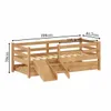 Cama marinera 1 Plaza Infantil - Marron en Marrón - Dormitorio, Uruguay | Rústico Hogar, vista 5 de 5