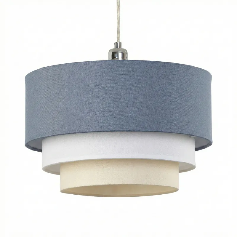 Colgante Aura Triple Bicolor en Azul - Lámparas colgantes, Uruguay | La Perla