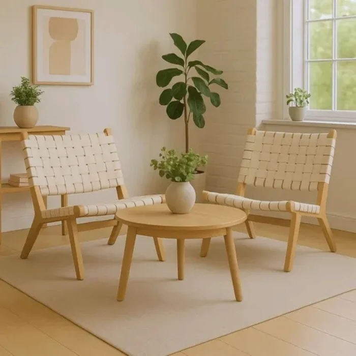 Promo 2 Butaca Piet en Beige - Butacas, banquetas y puffs, Uruguay | La Cueva Muebles
