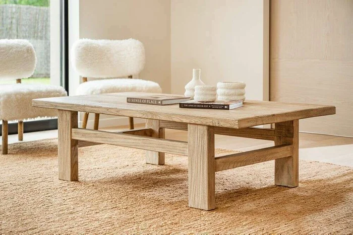 MESA LIVING PAMPA - 1.50 X 0.80 en Madera natural - Mesas de living, Uruguay | La Iberica