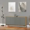 FINESTRA- APARADOR BARCELONA 4 PUERTAS 1 CAJON 2155VZ - Aparadores y recibidores, Uruguay | Alfa Ventas, vista 3 de 5
