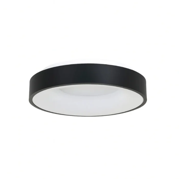 Plafon LED Redondo Philly 50 CM Negro en Negro - Lámparas colgantes, Uruguay | Unilux