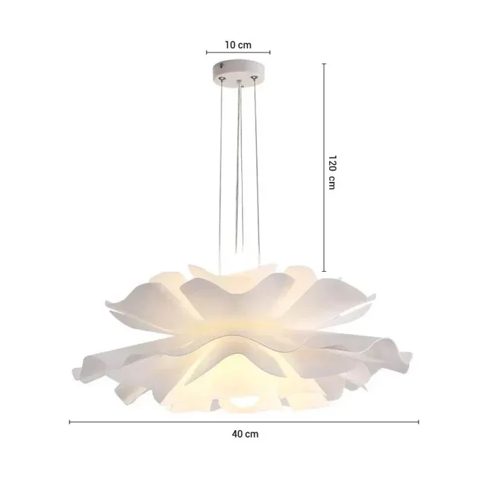 Lámpara Colgante Flower en Blanco - Lámparas colgantes, Uruguay | Serlux, vista 5