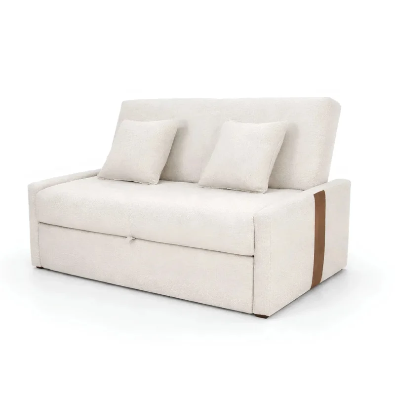 Sillón Sofá Cama Charlotte - Beige en Beige - Sillones y sofás, Uruguay | Ecowood, vista 3