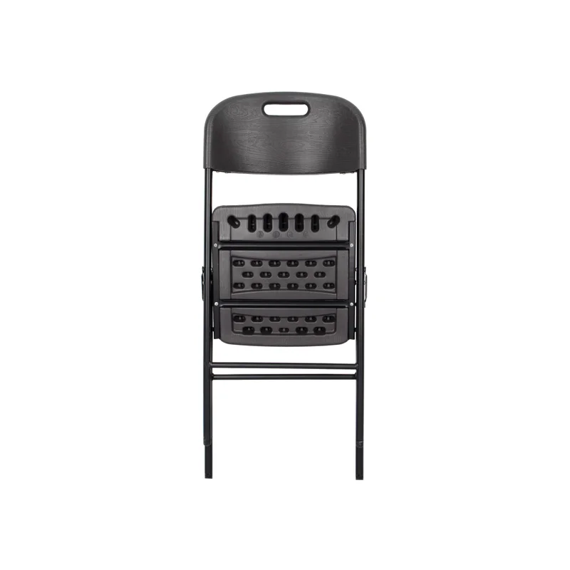 Silla Plegable Polietileno-alta-densidad Negro Aveo en Negro - Muebles para el exterior, Uruguay | Divino, vista 3