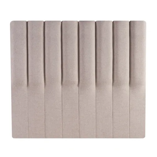 Respaldo 2 plazas tela natural - Beige en Beige - Respaldos de cama, Uruguay | La Cueva Muebles
