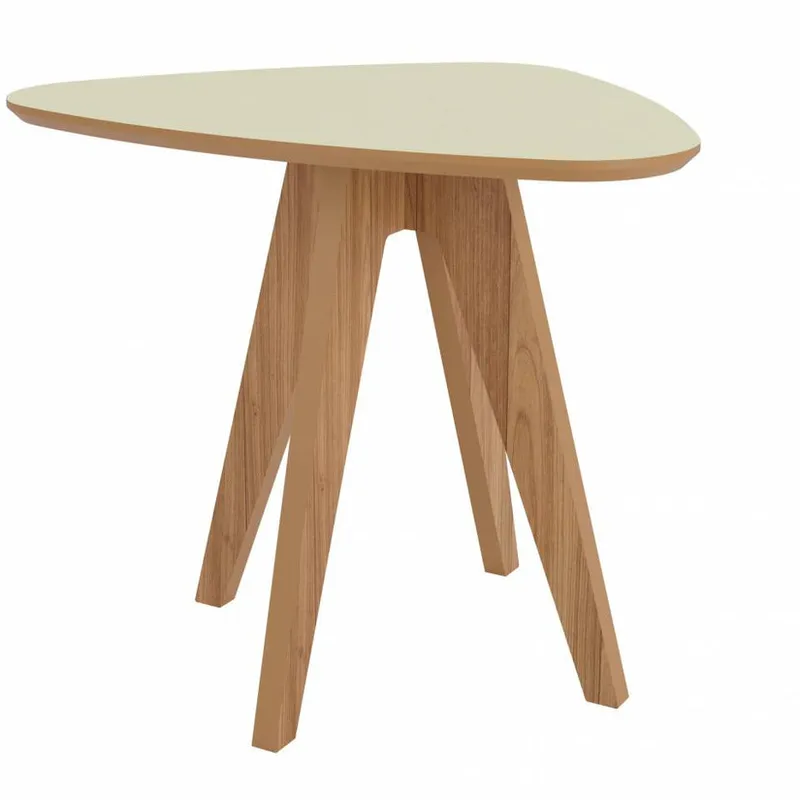 Mesa Esquinera Lateral Organic 65cm 100% MDF - Mesas de living, Uruguay | Balton