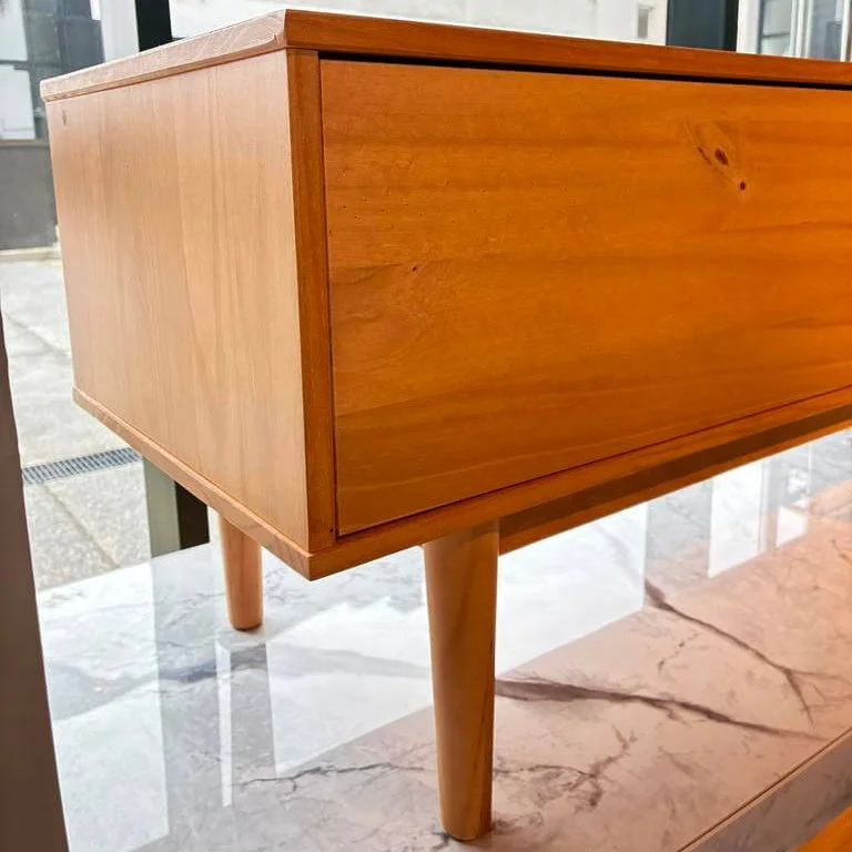 Rack TV 180CM Trega - Madera Maciza en Madera natural - Muebles para TV, Uruguay | Balton, vista 4