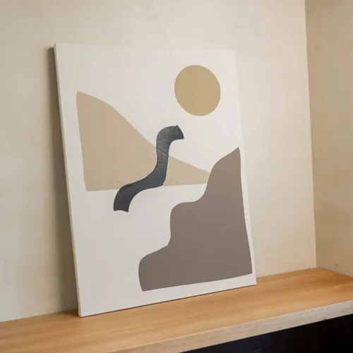 Cuadro en lino Colline 60x80 - Decoración de pared, Uruguay | De Arcos