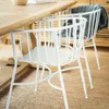 BUTACA / SILLA DE METAL WHITE en Blanco - Sillas, Uruguay | La Iberica, vista 4 de 10