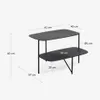 Mesa auxiliar Wigan metal negro 62 x 58 cm en Negro - Mesas de arrimo, Uruguay | Kavehome, vista 8 de 8