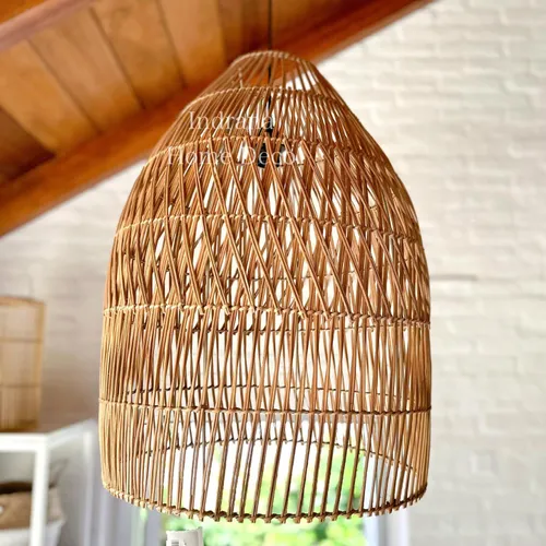 Pantalla Hanoi en Madera natural - Iluminación, Uruguay | Indrana