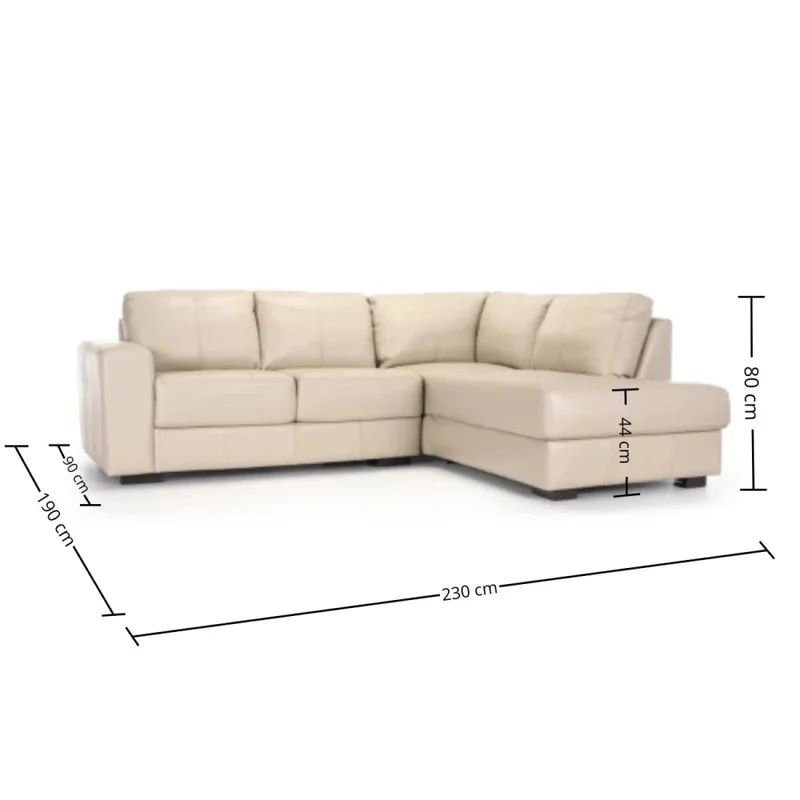Sillón Lux - 3 Cuerpos - Arena - Chaise Izq en Beige - Sillones y sofás, Uruguay | Rústico Hogar, vista 3