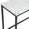 MESA LATERAL METAL/MARMOL 70x35x58CM BLANCO/NEGRO en Multicolor - Mesas de arrimo, Uruguay | Koz, vista 4 de 4