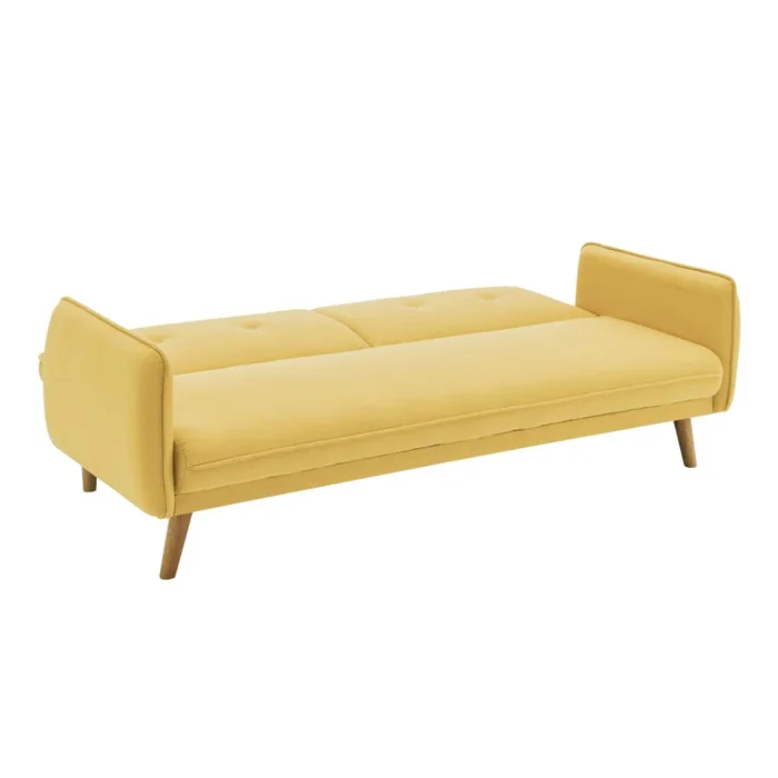 Sillón Cama Mìa en Tela - Mostaza en Amarillo - Sillones y sofás, Uruguay | Ecowood, vista 3
