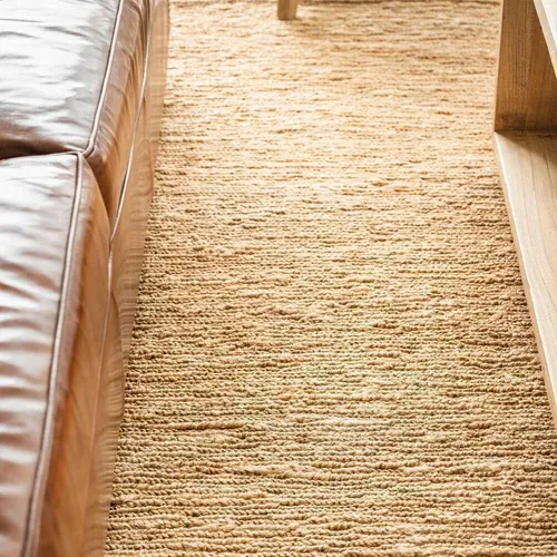 ALFOMBRA DE YUTE NATURAL - 2.00 X 1.50 MTS en Madera natural - Textiles, Uruguay | La Iberica