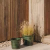 Set Presili de 2 maceteros de cerámica con acabado verde glaseado Ø 37 / 47 cm en Verde - Muebles para el exterior, Uruguay | Kavehome, vista 2 de 5