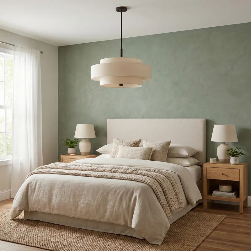 Colgante Aura Doble Lino en Beige - Lámparas colgantes, Uruguay | La Perla, vista 4