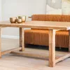 SILLON DE COMEDOR FERRARO - CUERO ITALIANO CARAMELO - 2.13 MTS en Marrón - Sillones y sofás, Uruguay | La Iberica, vista 8 de 8
