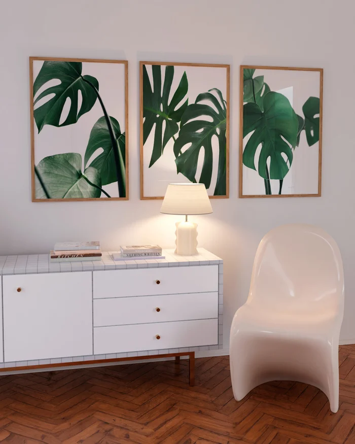 Botánico Tríptico N.02 en Verde - Láminas, Uruguay | La Cuadrería, vista 2