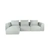 SOFA CORSO CHAISE LONGUE IZQUIERDO 296X105X80CM TELA GRIS CLARO - Sillones y sofás, Uruguay | Vinibel, vista 1 de 2