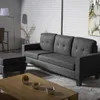 Sillon 3 cuerpos con chaise Herbie - GRIS en Gris, Uruguay | La Cueva Muebles, vista 7 de 14