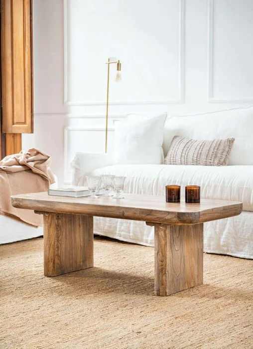 MESA LIVING ATHENA - 1.30 X 0.60 en Madera natural - Mesas de living, Uruguay | La Iberica