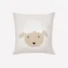 Almohadón Milu de algodón beige bordado - de oveja 45 x 45 cm en Beige - Textiles, Uruguay | Kavehome, vista 1 de 4