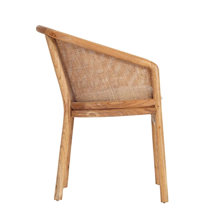 Butaca Madera-y-tela Natural-beige Duna Natural en Madera natural - Sillones y sofás, Uruguay | Divino, vista 5