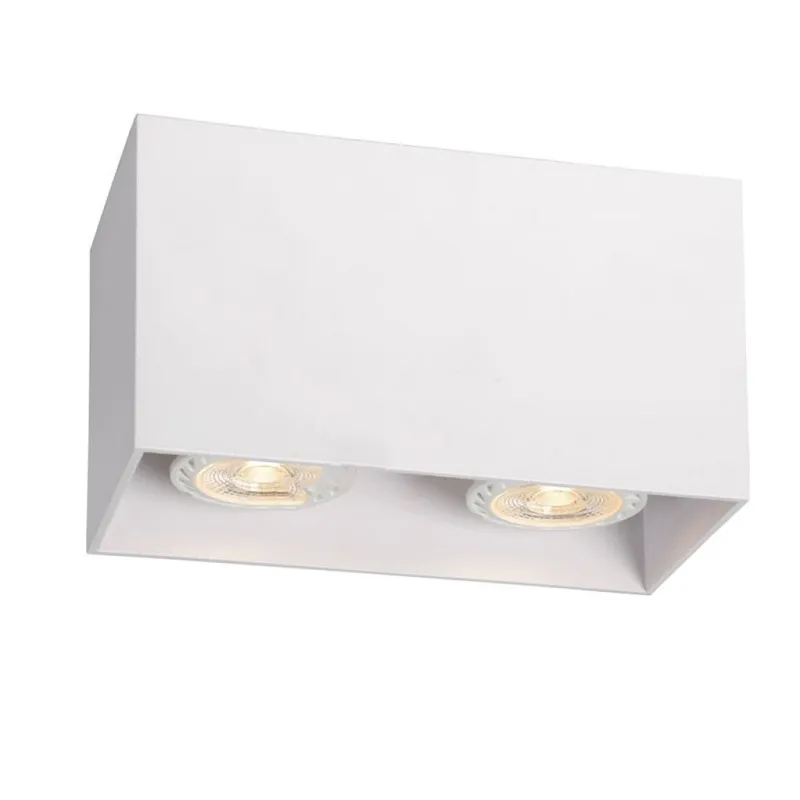 Luminaria de techo Prisma Doble Downlight en Blanco - Lámparas colgantes, Uruguay | Serlux