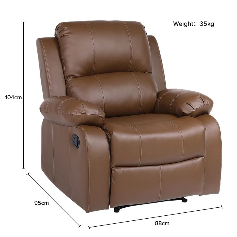 Juego de living reclinable 3+2+1 en Marrón - Sillones y sofás, Uruguay | La Cueva Muebles, vista 8