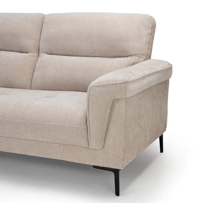 Rinconera Avalon - Tela Microfibra - Chaise Izquierdo - 6686-4 Beige en Beige - Sillones y sofás, Uruguay | Nyr, vista 5