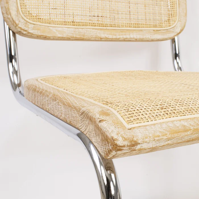 Silla Rattan-y-madera Natural-beige Bauhaus en Madera natural - Sillas, Uruguay | Divino, vista 7