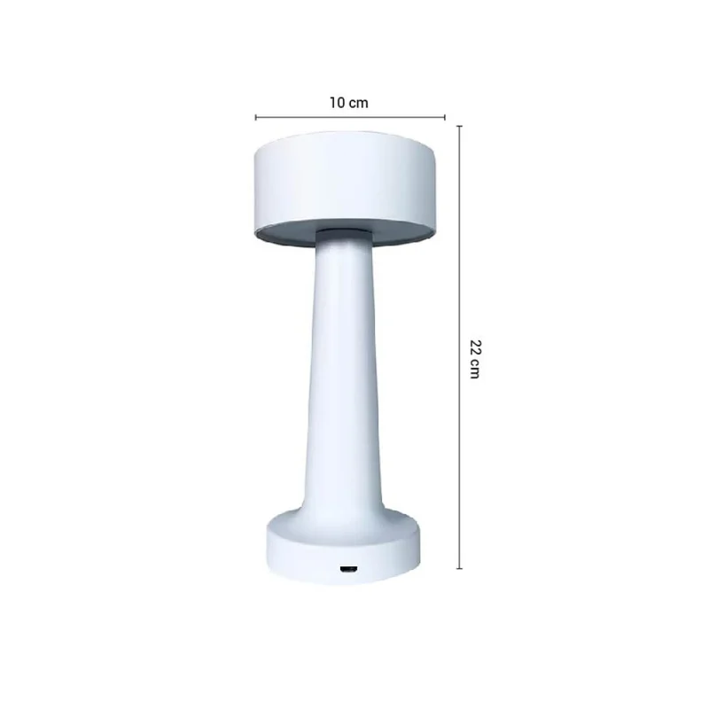 Lámpara de Mesa Tuvalu Portátil Recargable White en Blanco - Lámparas de mesa, Uruguay | Serlux, vista 5