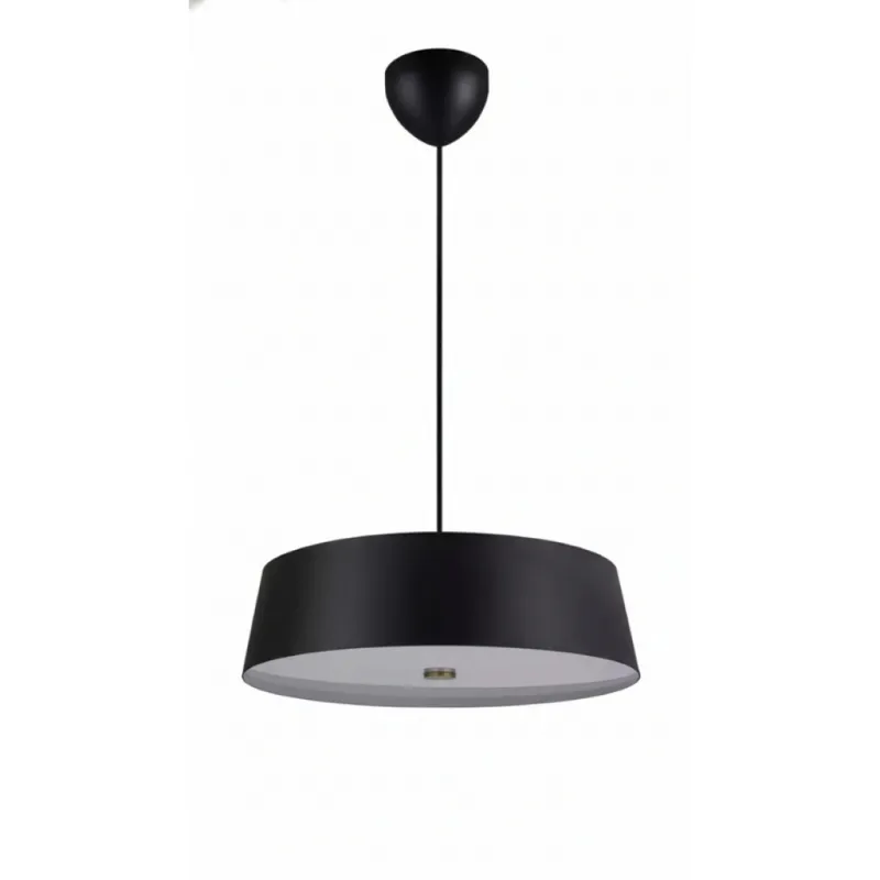 Lámpara Colgante Decorativa Benson Medium Negra en Negro - Lámparas colgantes, Uruguay | Serlux