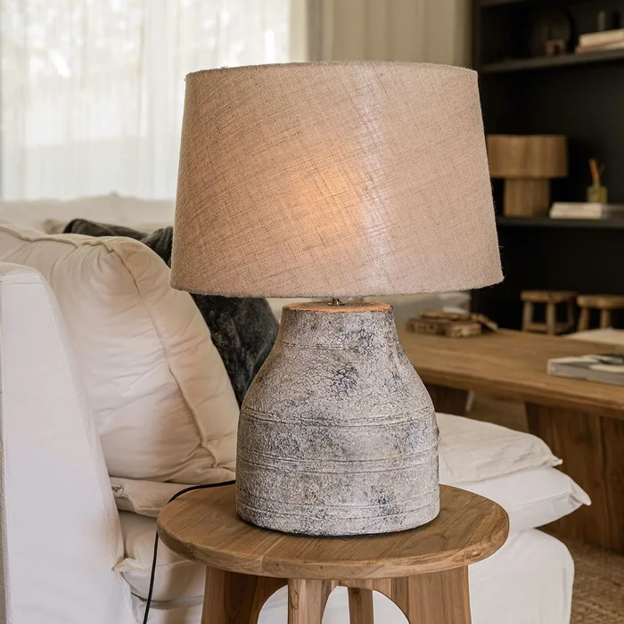Lampara de mesa Sophia White en Blanco - Lámparas de mesa, Uruguay | De Arcos