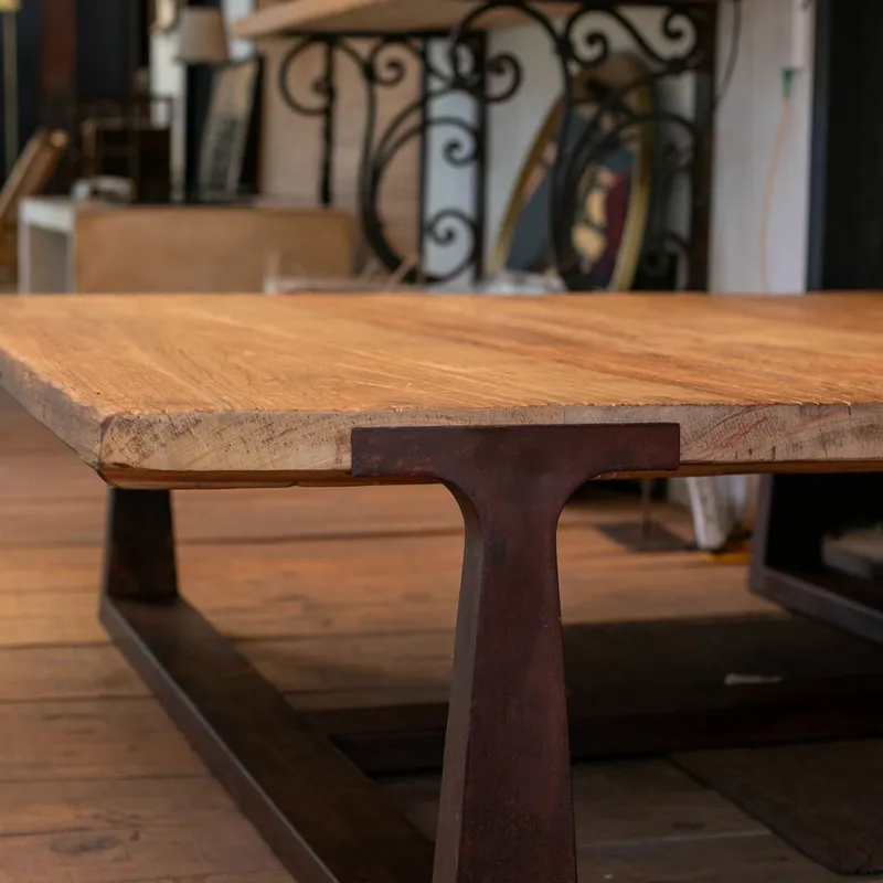 Mesa Gonzalo - Zainas en Madera natural - Mesas de living, Uruguay | Zainas
