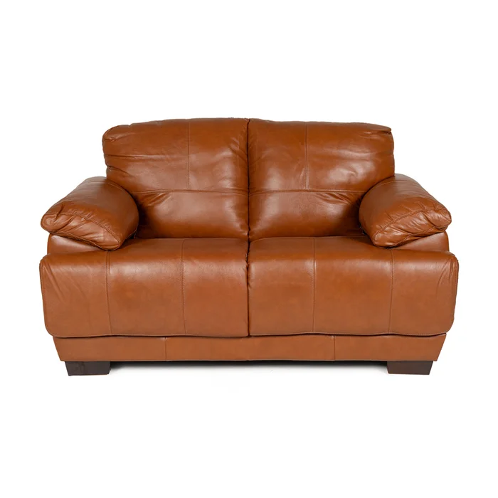 Sofá Tucson - Cuero Básico - 2 cuerpos - 457 (Brandy) en Marrón - Sillones y sofás, Uruguay | NYR, vista 2