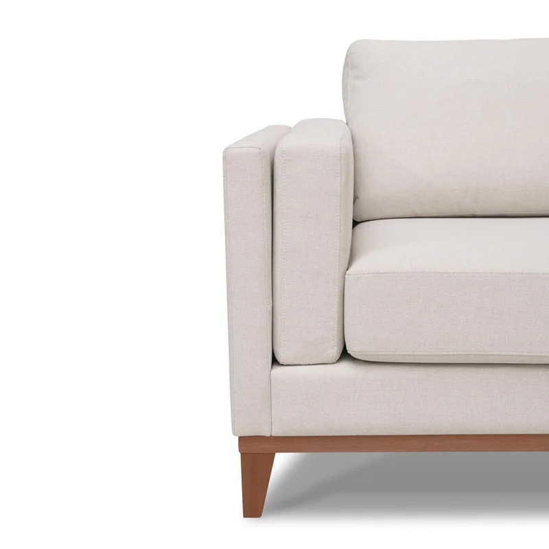 Sillón Con Chaise 3 Cuerpos Tela-premium Blanco Easy Clean Luxor Premium Hueso en Beige - Sillones y sofás, Uruguay | Divino, vista 5