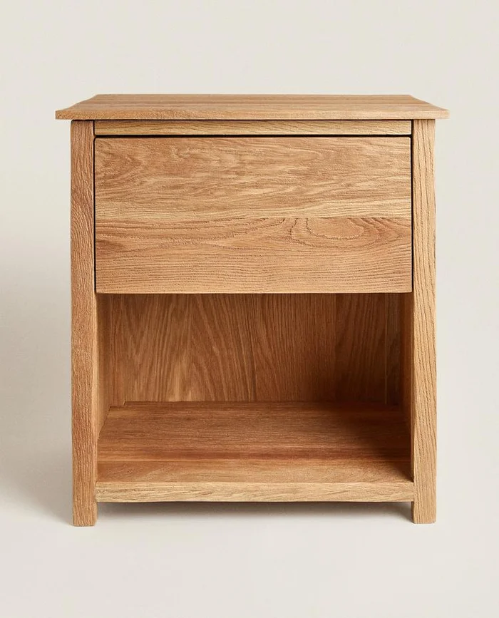 MESITA NOCHE ROBLE en Madera natural - Mesas de luz, Uruguay | Zara Home, vista 2