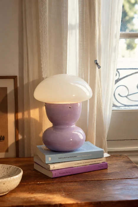 Luminaria Lila Lunar en Violeta - Lámparas de mesa, Uruguay | Maruja objetos