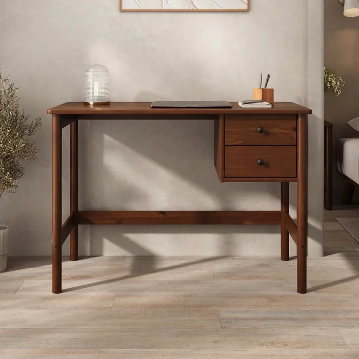 Escritorio 110cm Apama - Madera Maciza en Madera natural - Escritorios, Uruguay | Balton, vista 12